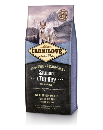 CARNILOVE Puppy Salmon&Turkey lõhega ja kalkunilihaga 4 kg