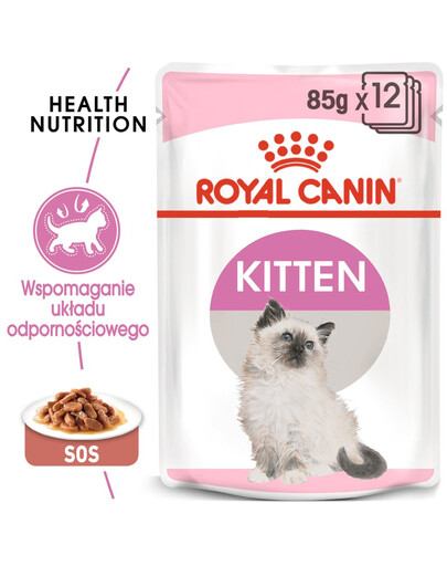 ROYAL CANIN Kitten Instinctive 4x85 g märgtoitu kastmes kuni 12 kuu vanustele kassipoegadele