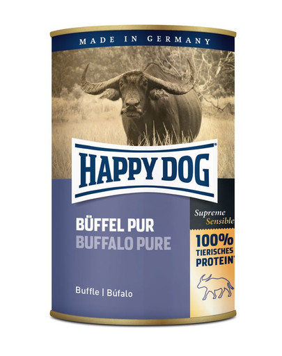 Happy Dog Buffalo Pure konserv koertele pühvlilihaga 400 g