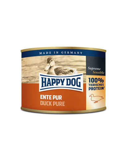 Happy Dog Ente Pur konserv koertele pardilihaga 200 g