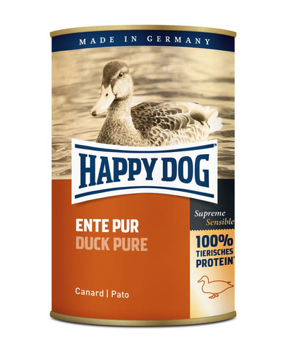 Happy Dog Ente Pur konserv koertele pardilihaga 400 g
