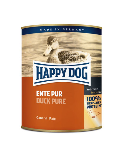 Happy Dog Ente Pur konserv koertele pardilihaga 800 g