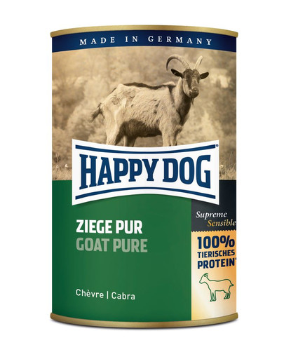 HAPPY DOG Ziege Pur konserv kitselihaga 400 g