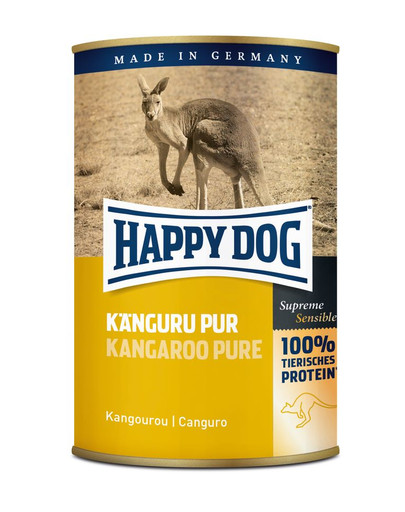 HAPPY DOG Kangaroo Pur konserv kängurulihaga 400 g