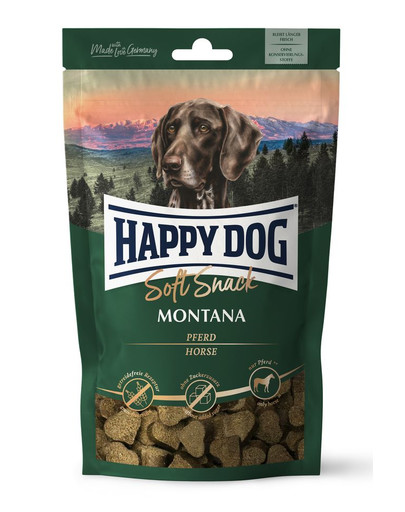 HAPPY DOG Soft Snack Montana 100 g hobuseliha
