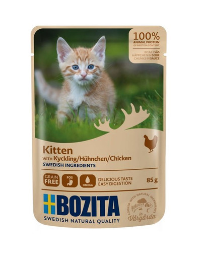 BOZITA Kitten Kana kastmes kassipoegadele 85 g
