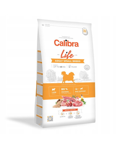CALIBRA Dog Life Adult Väikestele tõugudele lambalihaga 6 kg