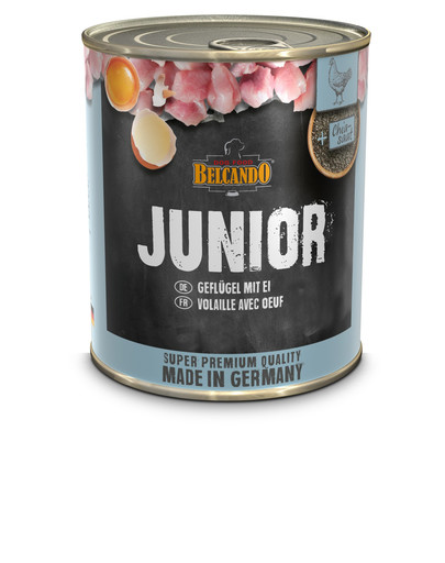 BELCANDO  Super Premium Junior kodulinnuliha, munad kutsikatele 6 x 800 g