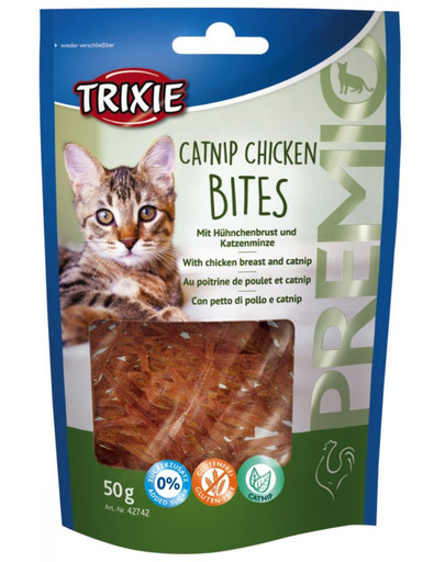 TRIXIE Catnip Chicken Bites kassi maiuspala kanarinna ja naistenõgesega 50 g