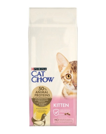 Purina Cat Chow Kitten kanalihaga 15 kg