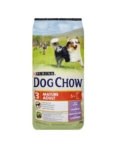 Purina Dog Chow Mature Adult 5+ su ėriena 14 kg