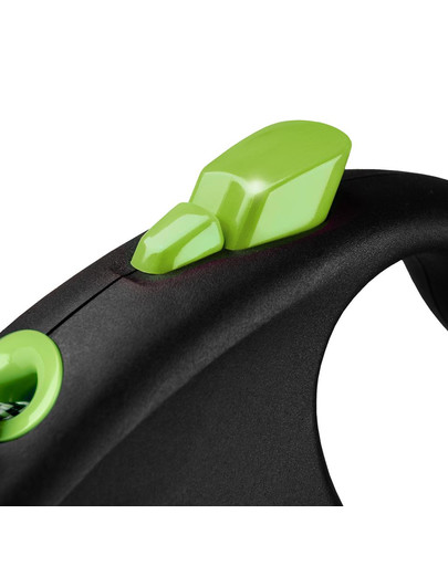 FLEXI Black Design XS Cord 3 m green automaatne jalutusrihm