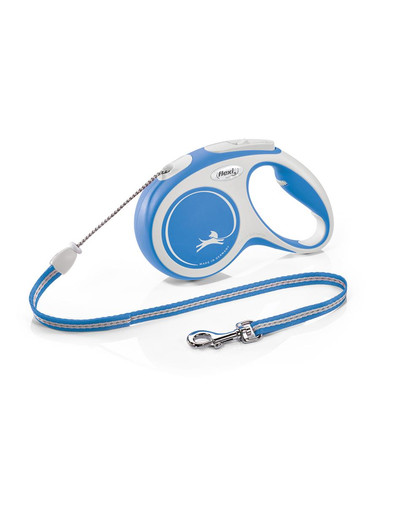 FLEXI New Comfort M Cord 5 m sinine automaatne jalutusrihm