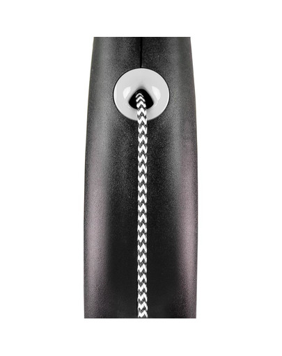 FLEXI Black Design XS Cord 3 m black automaatne jalutusrihm