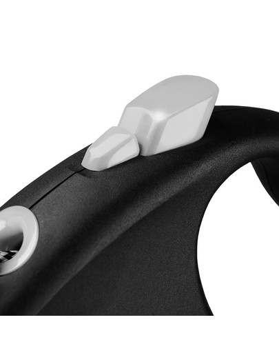 FLEXI Black Design XS Cord 3 m black automaatne jalutusrihm