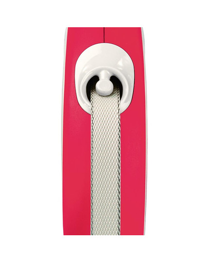 FLEXI New Comfort M Tape 5 m punane automaatne jalutusrihm