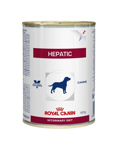 ROYAL CANIN HEPATIC pasteet koertele maksafunktsiooni toetamiseks 12 x 420 g