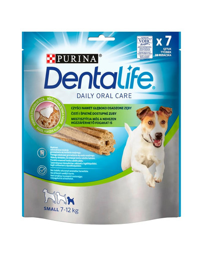 PURINA Dentalife Small 115g (7vnt ) dantų skanėstai suaugusiems mažų veislių šunims