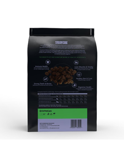 DR PETCARE Country&Nature Lamb with Turkey Recipe 9 kg Väikeste ja keskmiste tõugude koeratoit Lambaliha ja kalkuniliha