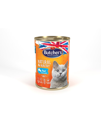 BUTCHER'S Natural&Healthy Cat forellitükkidega tarrendis 400 g