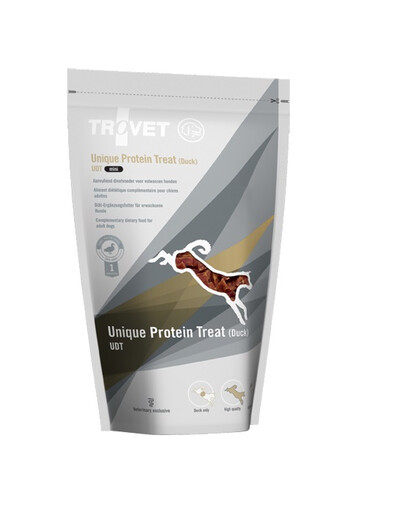 TROVET Unique Protein Treat    Pardiihaga  UDT funktsionaalsed koerte maiuspalad 125 g