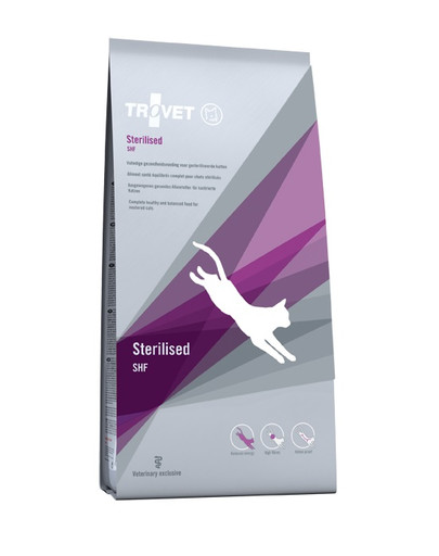 TROVET Sterilised SHF kastreeritud kassidele 3 kg