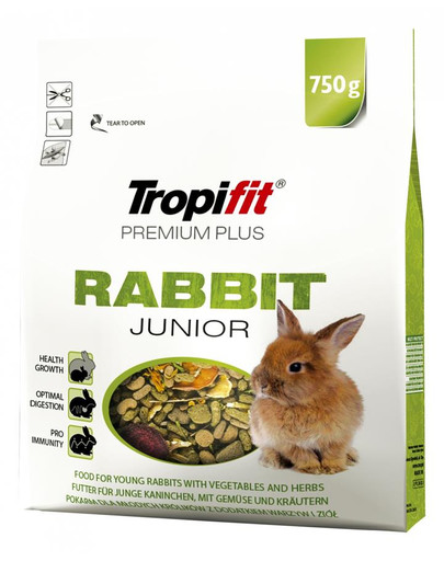 TROPIFIT Premium Plus RABBIT  JUNIOR küülikule 750 g