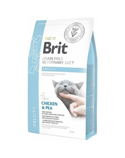 BRIT Veterinary Diets  kassidele Ülekaalulisus 2 kg
