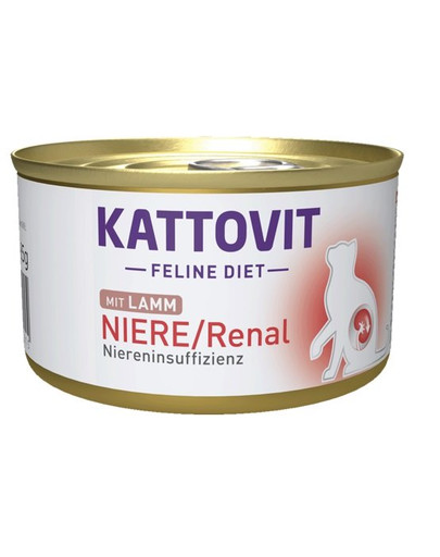 KATTOVIT Feline Diet NIERE/RENTAL  lambaliha 85 g neeruprobleemide korral