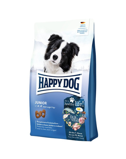 HAPPY DOG Supreme Fit&VItal Junior 1 kg Täistoit noortele koertele alates 7 kuu vanusest