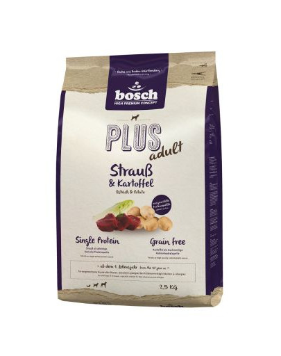 BOSCH Plus su strutiena ir bulvėmis 25 kg (2 x 12,5 kg)