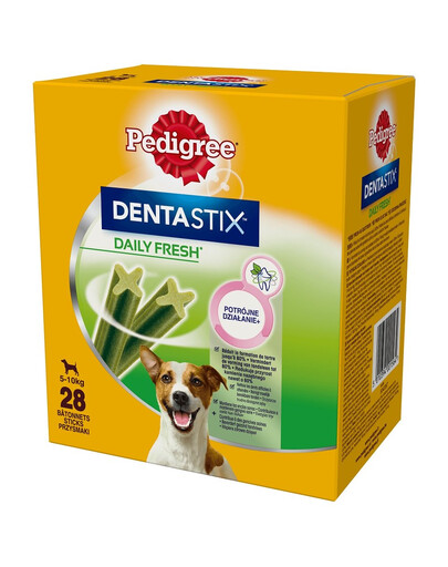 PEDIGREE DentaStix Daily Fresh kanamaitselised maiuspalad väikestele koertele 4x110g