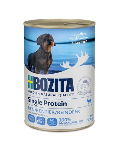 BOZITA Reindeer Singleprotein  400 г монобелковый корм из оленины