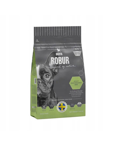 BOZITA Robur väikeste ja keskmiste tõugude noortele ja täiskasvanud koertele  27/17 3,25 kg