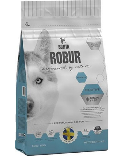 BOZITA Robur Sensitive Teraviljavaba põhjapõtratoit 14 kg