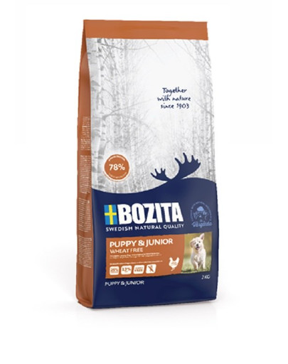 BOZITA Puppy & Junior nisuvaba 2 kg