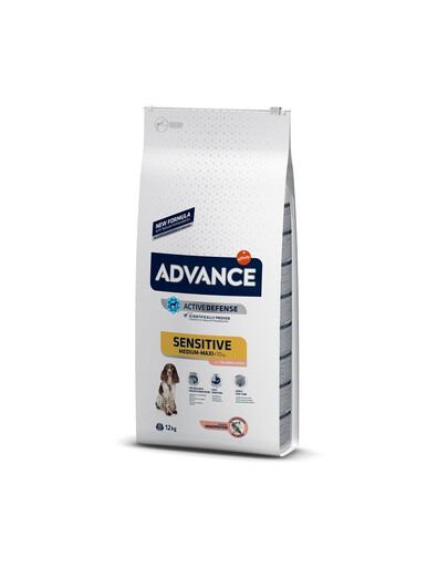 ADVANCE Sensitive Salmon & Rice 12kg lõhega toidutundlikele koertele