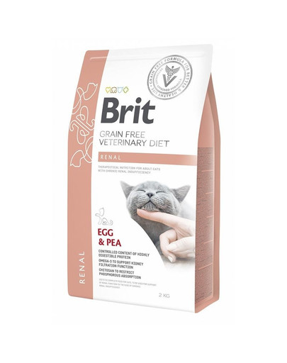 BRIT Veterinary Diets neerude jaoks 2 kg kassitoit