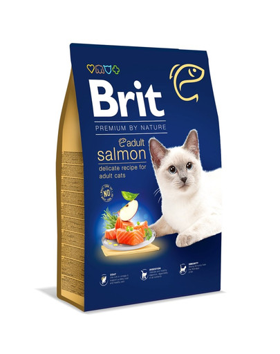 BRIT Cat Premium by Nature Adult   salmon  lõhega  800 g