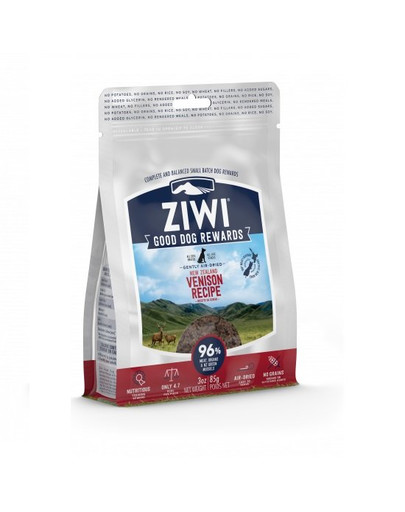 ZIWIPEAK Good Dog Rewards Hirveliha 85 g koertele