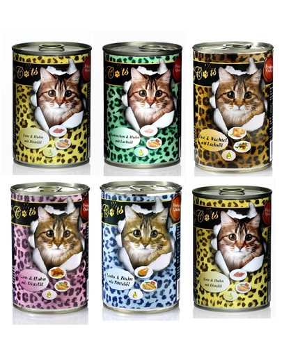 O'CANIS BANDOMASIS RINKINYS  Skonių mišinys 400 g x 6 vnt.