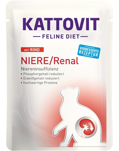 KATTOVIT Feline Diet Niere/Renal  Veiselihaga 85g neeruhaiguste korral