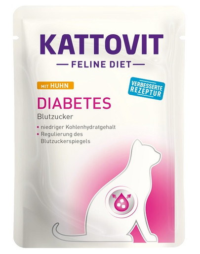 KATTOVIT Feline Diet DIABETES kanaliha diabeetikutele 85 g
