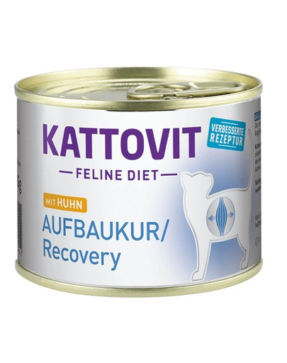 KATTOVIT Feline Diet RECOVERY Taastamiseks kanalihaga  185 g