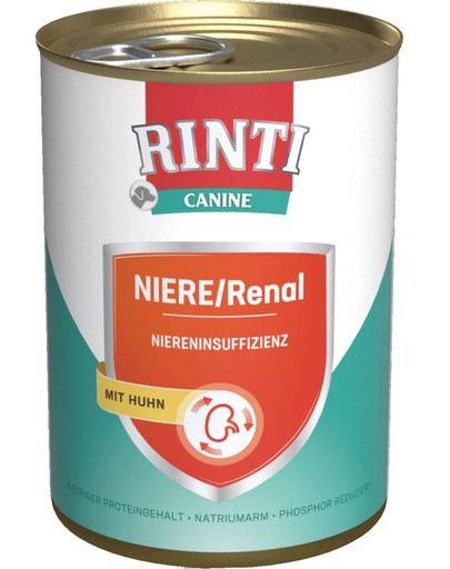 RINTI Canine Niere/Renal Chicken  kanalihaga 400 g