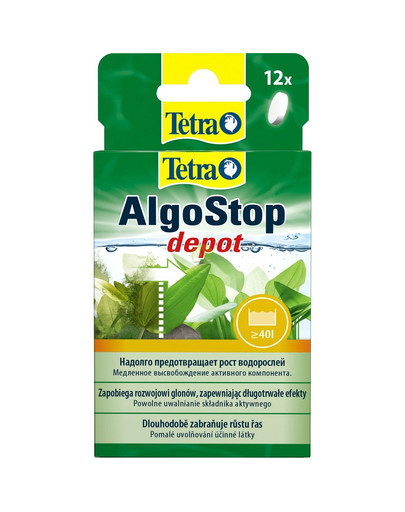 TETRA AlgoStop Depot 12 tabletti vetikavastased tabletid