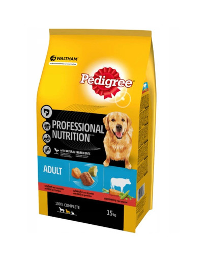 PEDIGREE Professional Nutrition Veiseliha 15kg
