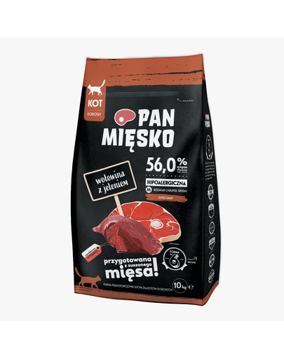 PAN MIĘSKO Veiseliha koos hirvega M 10kg