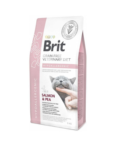 BRIT Veterinary Diets  Hüpoallergeenne kassidele 5 kg