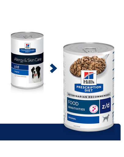HILL'S Prescription Diet Canine z/d 370 g toidutalumatuse korral